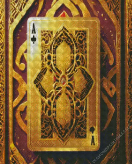 Ace Of Spades Diamond Painting