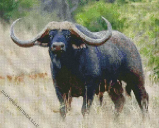 African Buffalo Diamond Painting