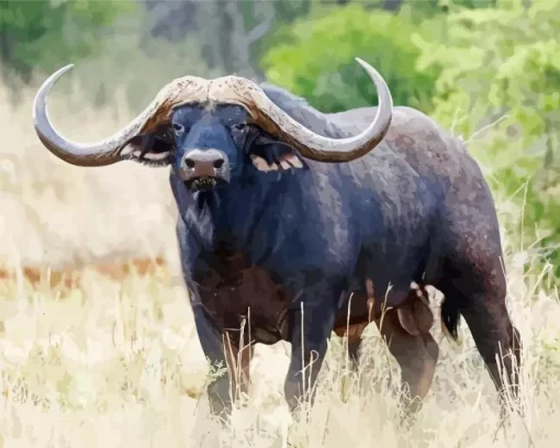 African Buffalo Diamond Painting