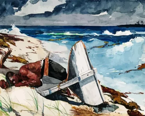 After The Hurricane By Winslow Homer Diamond Painting