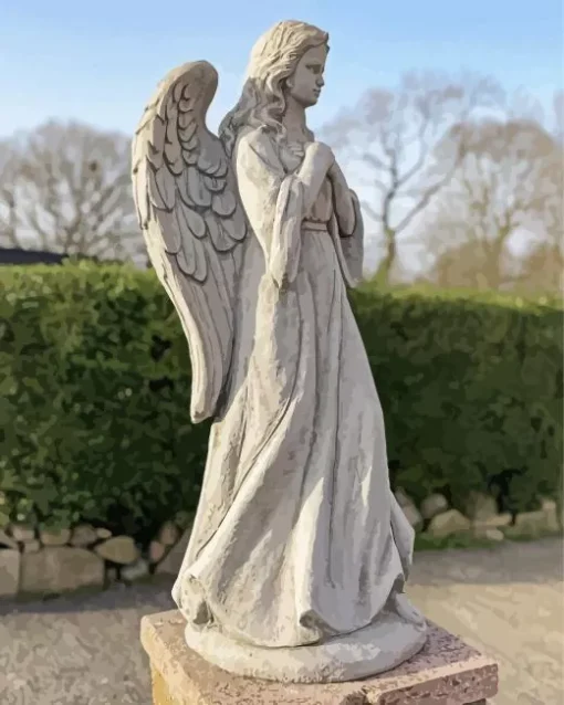 Angel Statue Diamond Painting