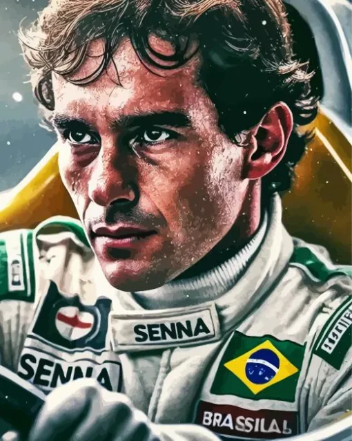 Ayrton Senna Diamond Painting