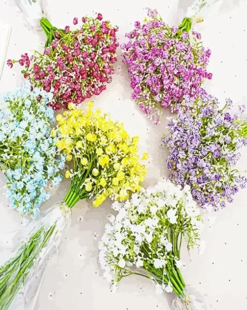 Baby Breath Bouquets Diamond Painting