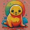 Baby Walrus Diamond Painting