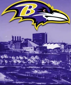 Baltimore Ravens Logo Diamond Painting