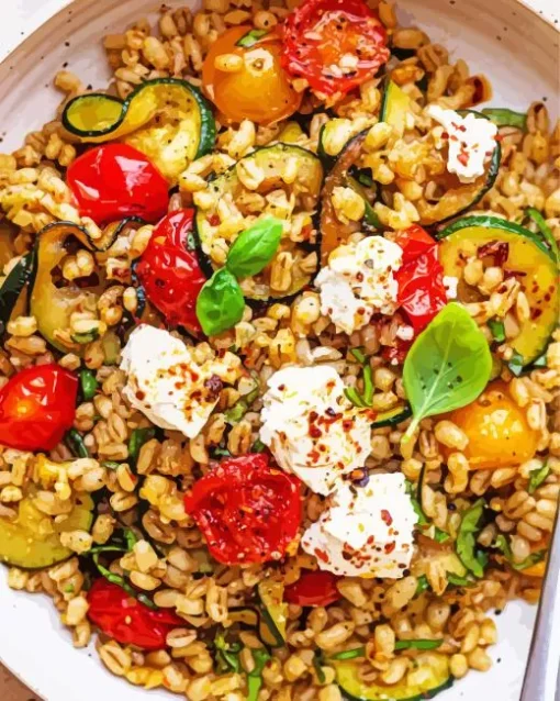Barley Salad Diamond Painting