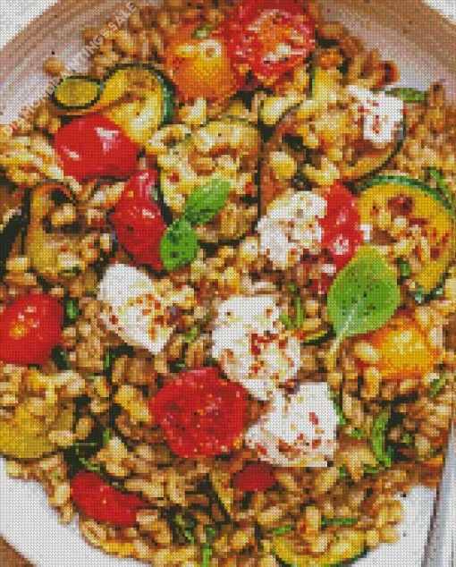 Barley Salad Diamond Painting