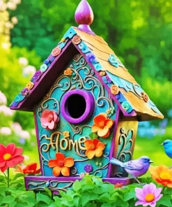 Birdhouse Diamond Painting