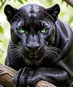 Black Panther Animal Diamond Painting