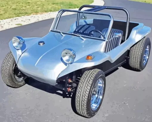 Blue Dum Buggy Diamond Painting