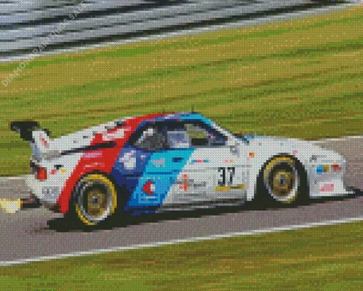 BMW Race Car Diamond Painting