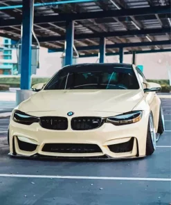 BMW Sand Color Diamond Painting