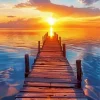 Boardwalk Sunset Diamond Painting