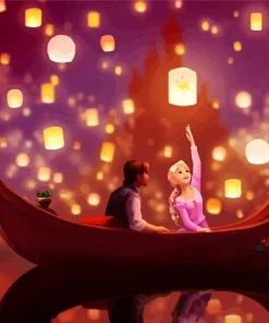 Boat From Tangled Diamond Painting