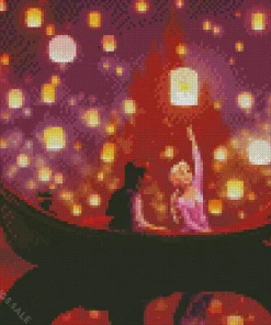 Boat From Tangled Diamond Painting