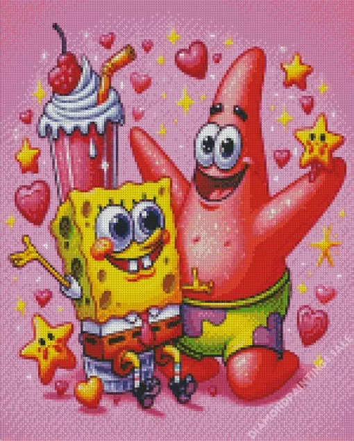 Bob and Patrick Diamond Painting