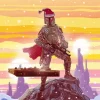 Boba Fett Christmas Diamond Painting