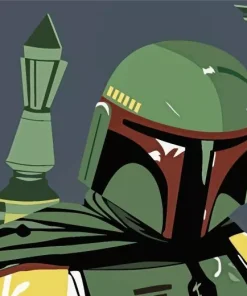 Boba Fett Illustration Diamond Painting