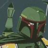 Boba Fett Illustration Diamond Painting
