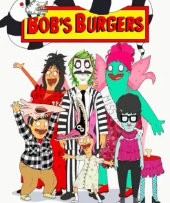 Bobs Burgers Halloween Diamond Painting
