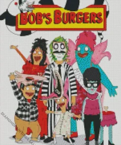 Bobs Burgers Halloween Diamond Painting