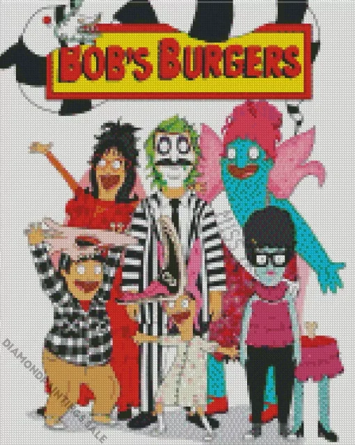Bobs Burgers Halloween Diamond Painting