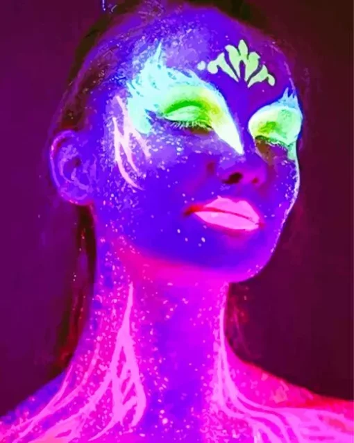 Body Art Neon Diamond Painting