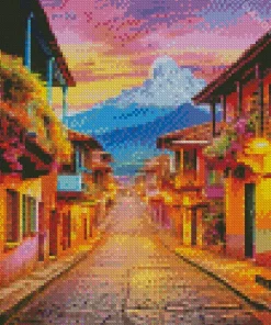Bogota Colorful Houses Diamond Painting