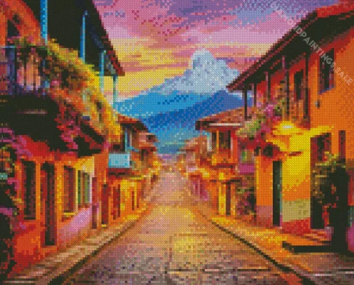 Bogota Colorful Houses Diamond Painting