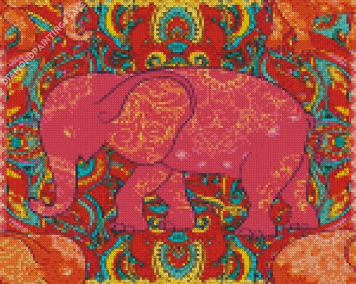 Bohemian Elephant Diamond Painting