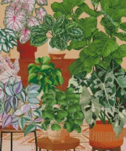 Bohemian Plants Diamond Painting