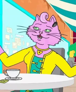 Bojack Horseman Princess Carolyn Diamond Painting