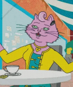 Bojack Horseman Princess Carolyn Diamond Painting