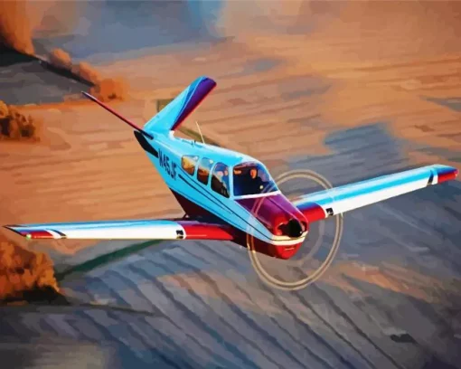 Bonanza Flying Diamond Painting