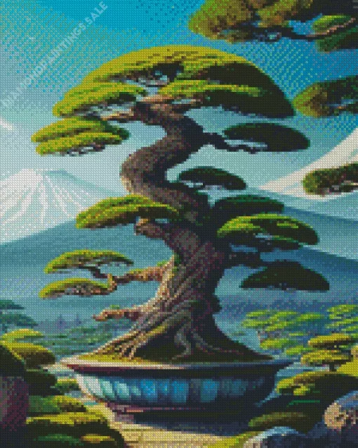 Bonsai Tree Diamond Painting