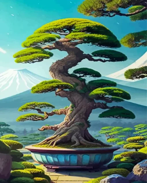 Bonsai Tree Diamond Painting