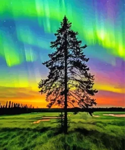 Borealis Tree Diamond Painting