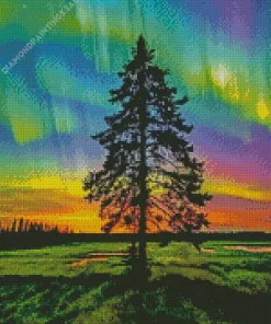 Borealis Tree Diamond Painting