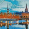 Borsen Copenhagen Historical Place Diamond Painting