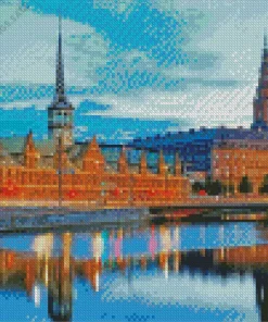 Borsen Copenhagen Historical Place Diamond Painting