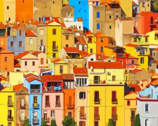 Bosa Sardinia Diamond Painting