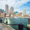 Boston Skyline In The Morning Diamond Painting