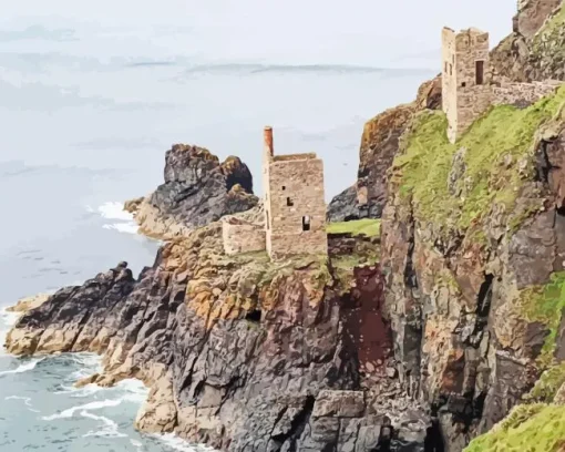 Botallack Tin Mine Diamond Painting