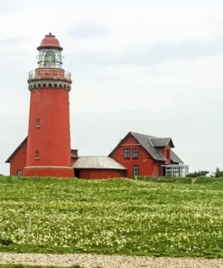 Bovbjerg Lighthouse Diamond Painting