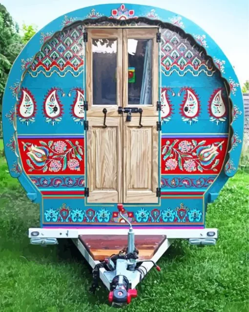Bow Top Wagon Diamond Painting