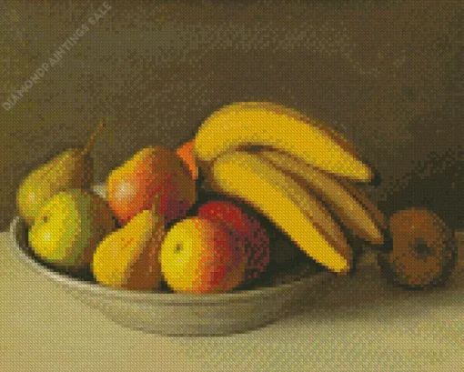 Bowl Of Fruit Still Life Diamond Painting