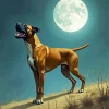 Boxer Brown Dog Diamond Painting