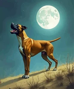 Boxer Brown Dog Diamond Painting