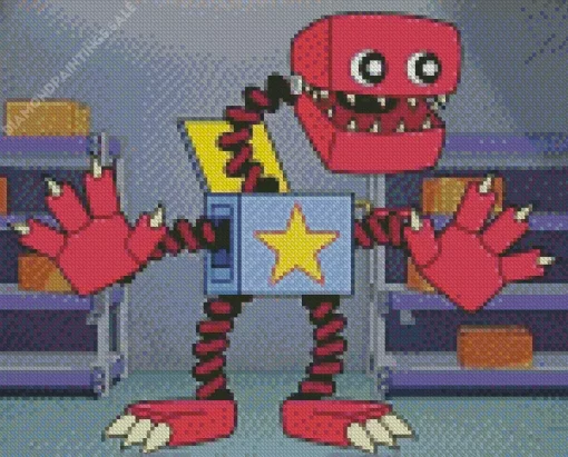 Boxy Boo Character Diamond Painting