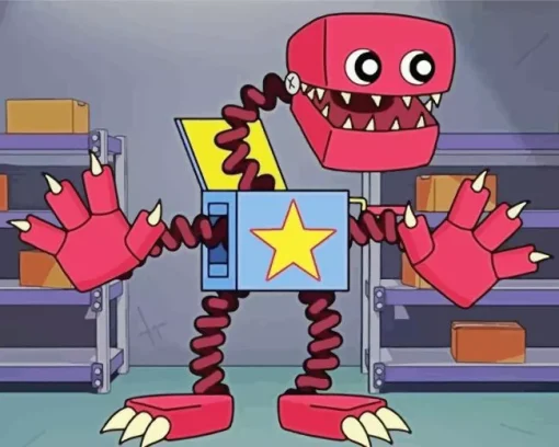Boxy Boo Character Diamond Painting